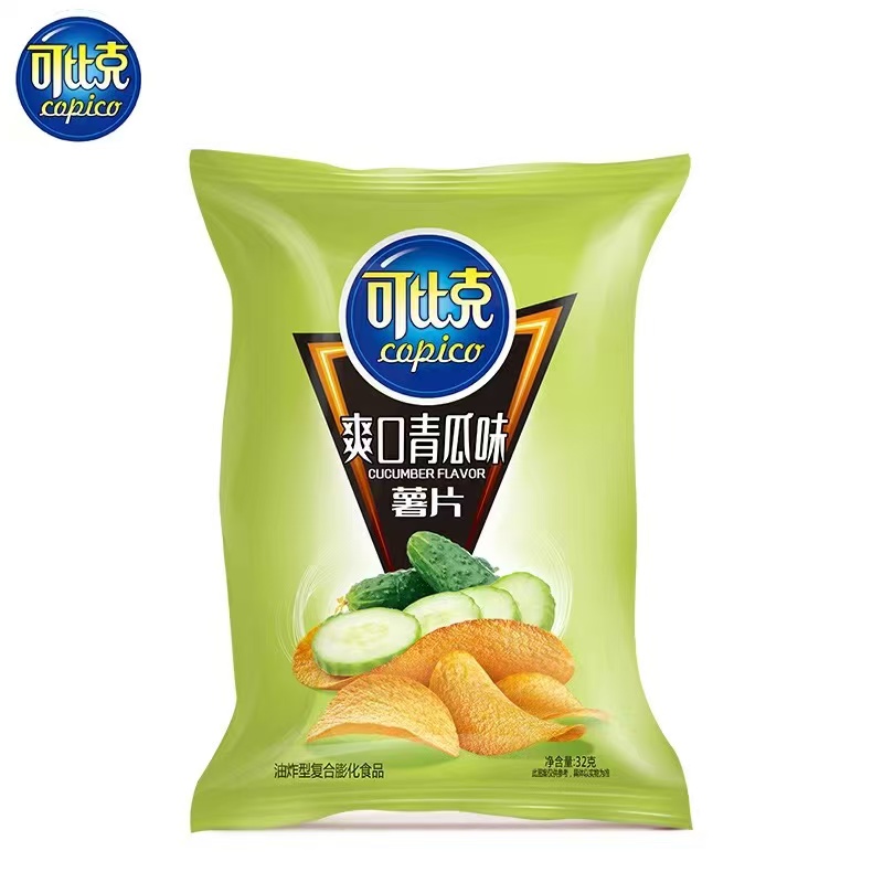 可比克薯片32g黄瓜