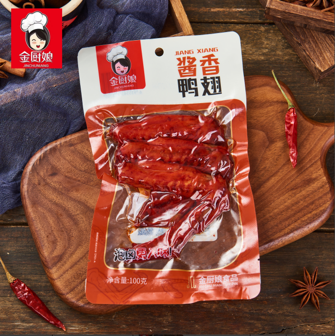 金厨娘100g 酱香鸭翅 bg